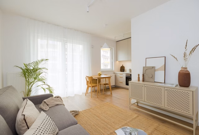 2-pokojowe | 39.28 m2 | Balkon | Internet w cenie | Bezpośrednio