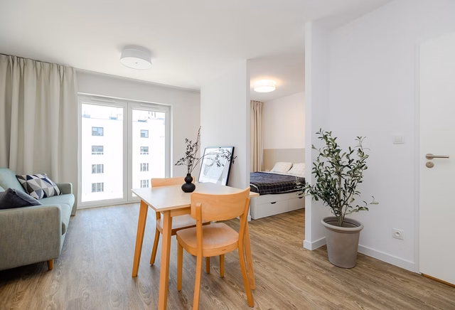 Studio | 31.7 m2 | Balkon | Internet w cenie | Bezpośrednio