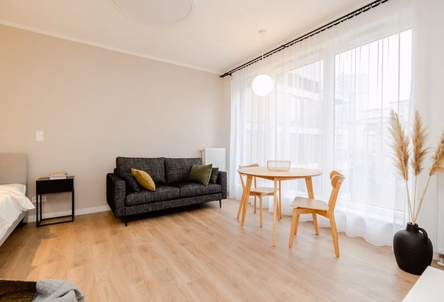 Studio | 34.24 m2 | Balkon | Internet w cenie | Bezpośrednio