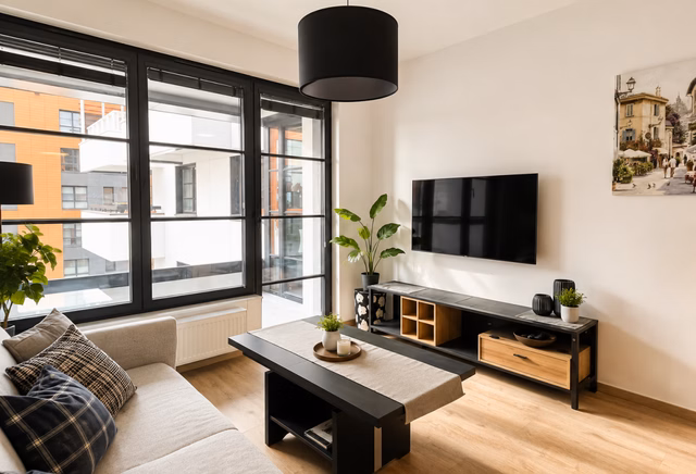 Apartament z balkonem, ul. Księdza Jerzego Popiełuszki 26B, Gdańsk