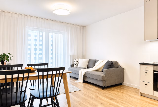 2-pokojowe | 41.4 m2 | Balkon | Internet w cenie | Bezpośrednio