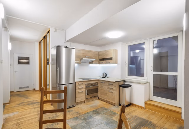 Single room #1 with balcony at Znanieckiego 2 Street