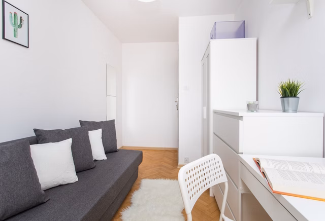 Pokój jednoosobowy z balkonem - Startowa 13, Gdańsk Zaspa