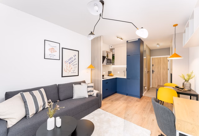 Kraków Ruczaj - Nowoczesne studio przy UJ z balkonem