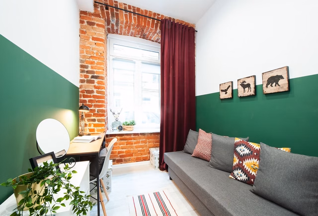 Single room no. 1 ul. Zielona 38/pl. Haller