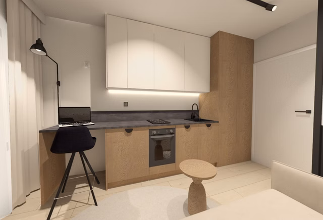 Studio apartment 1, 135K Piłsudskiego Street, WIMA estate