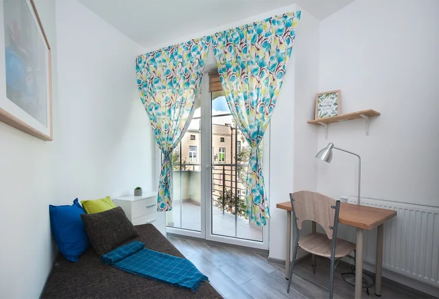 Single room no. 4 with a balcony at Żeromskiego 51