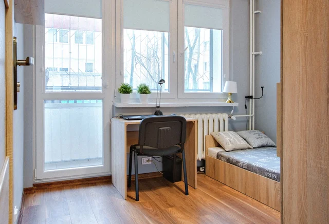 Single room #4 with balcony at Ostrobramska 134 Street