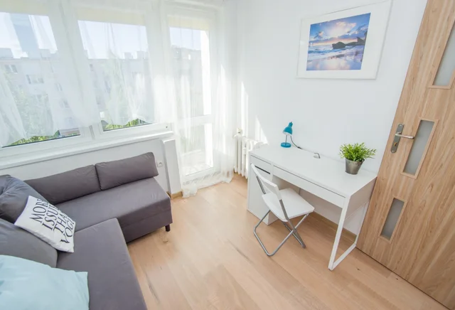 KOŁOBRZESKA D, Single room no. D. Kołobrzeska 27 Gdańsk-Przymorze