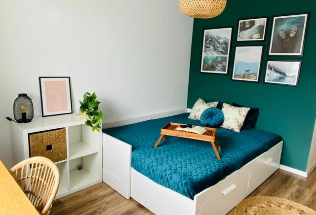 Mieszkanie w stylu BOHO, Gdańsk Jasień, nowe budownictwo