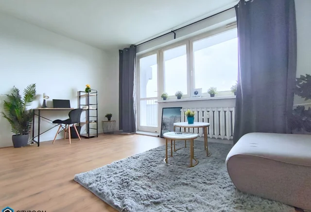 Duży Pokój dla 2os. Balkon, os. Rusa Chartowo, Darmowy Parking 