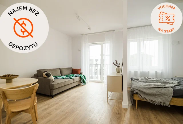 Studio | 33.29 m2 | Ogródek| Internet | Zwierzęta | Bez prowizji