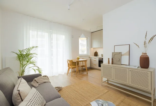 2-pokojowe | 37.74 m2 | Balkon | Internet w cenie | Bezpośrednio