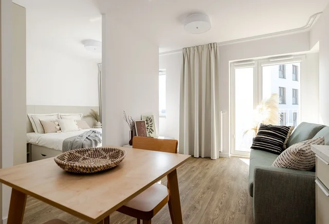 Studio | 32.2 m2 | Balkon | Internet w cenie | Bezpośrednio