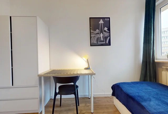 Pokój jednoosobowy #2 przy ul. Dembowskiego