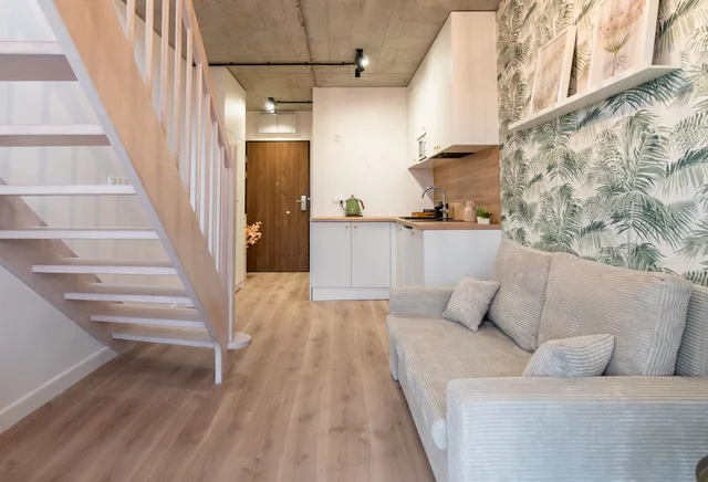 Nowoczesny lokal dwupoziomowy